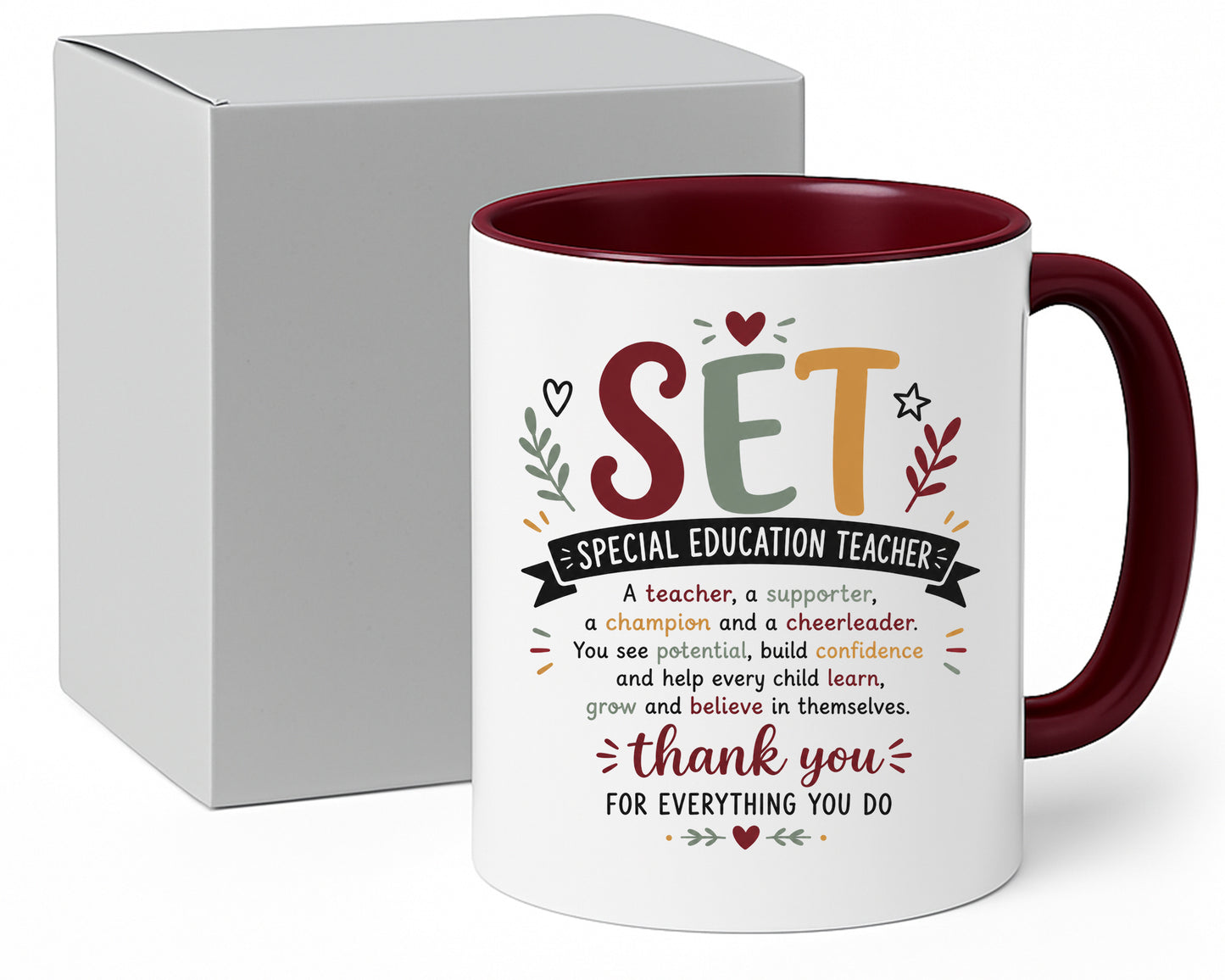 SET Mug | Special Education Teacher Thank You Gift
