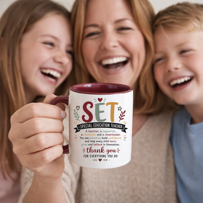 SET Mug | Special Education Teacher Thank You Gift