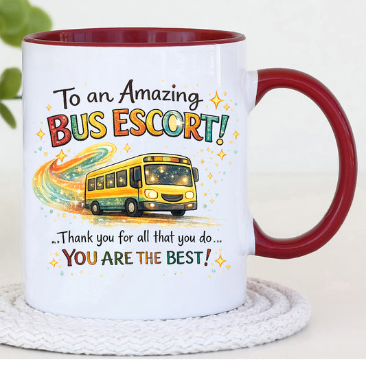 Bus Escort Mug | Thank You Bus Escort Appreciation Gift