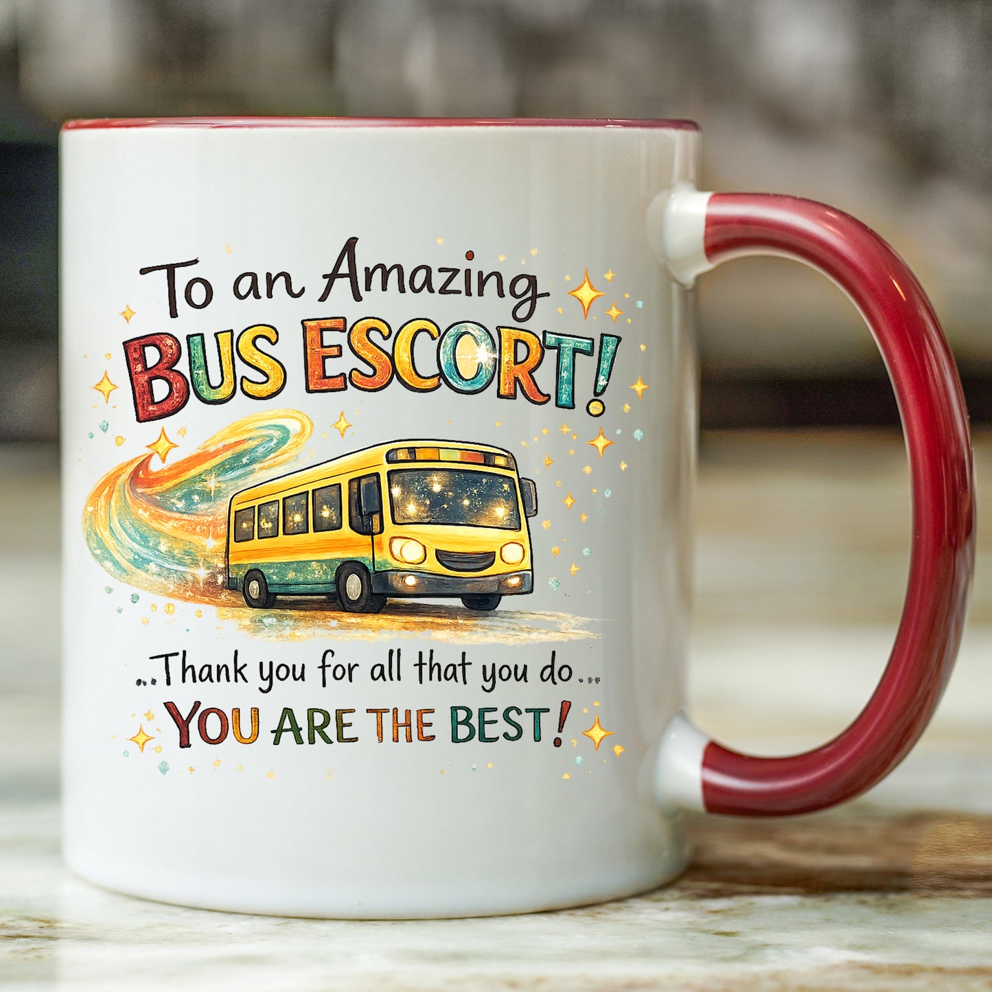 Bus Escort Mug | Thank You Bus Escort Appreciation Gift