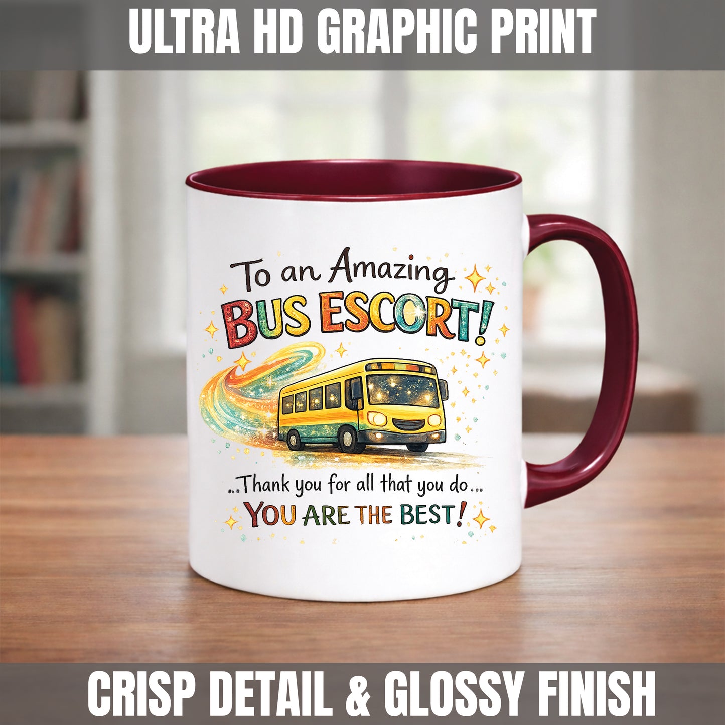 Bus Escort Mug | Thank You Bus Escort Appreciation Gift