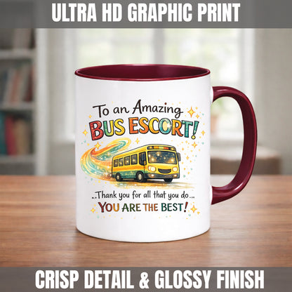 Bus Escort Mug | Thank You Bus Escort Appreciation Gift
