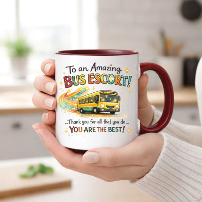 Bus Escort Mug | Thank You Bus Escort Appreciation Gift