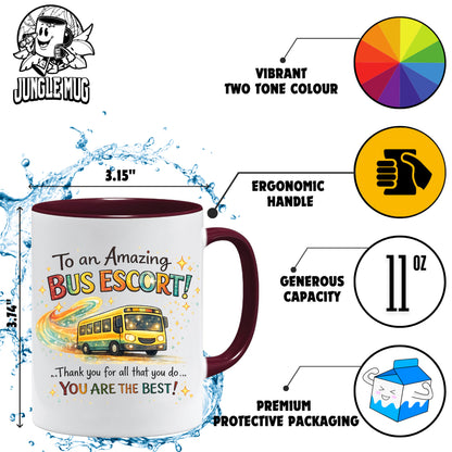 Bus Escort Mug | Thank You Bus Escort Appreciation Gift
