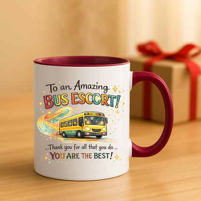 Bus Escort Mug | Thank You Bus Escort Appreciation Gift