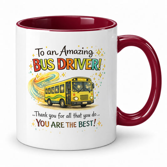 Bus Driver Mug – School Bus Thank You – Appreciation Gift