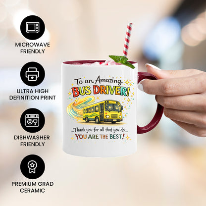 Bus Driver Mug | Thank You Bus Driver Appreciation Gift