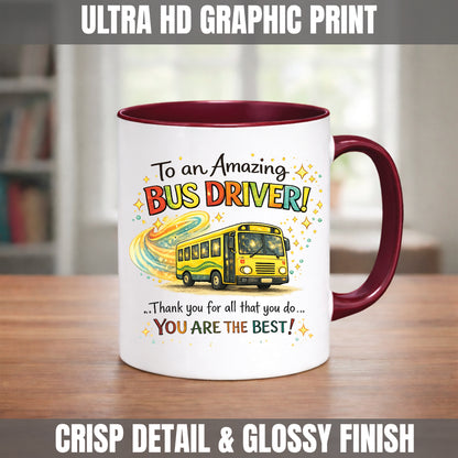 Bus Driver Mug | Thank You Bus Driver Appreciation Gift