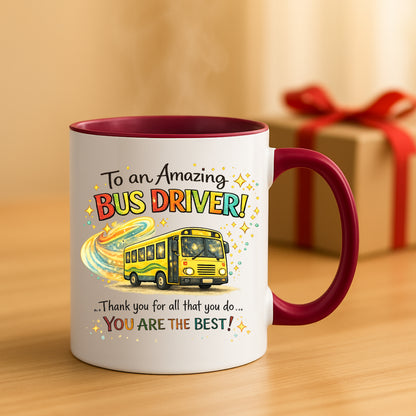 Bus Driver Mug | Thank You Bus Driver Appreciation Gift