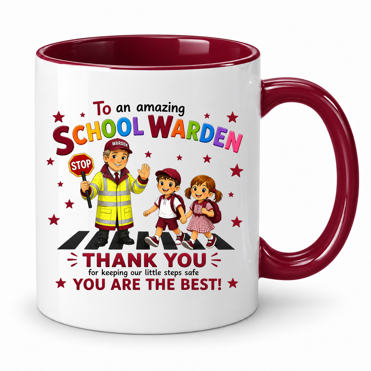 School Warden Mug – 11oz ceramic mug on a plain white background