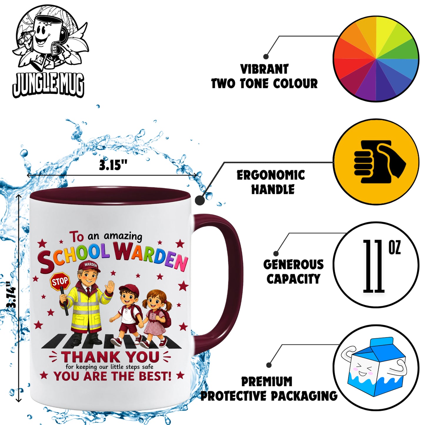 School Warden Mug | Thank You School Warden Appreciation Gift