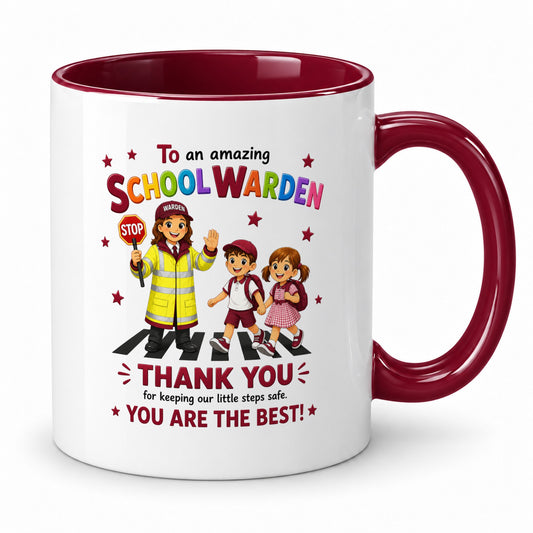 School Warden Mug | Thank You School Warden Appreciation Gift (Female)