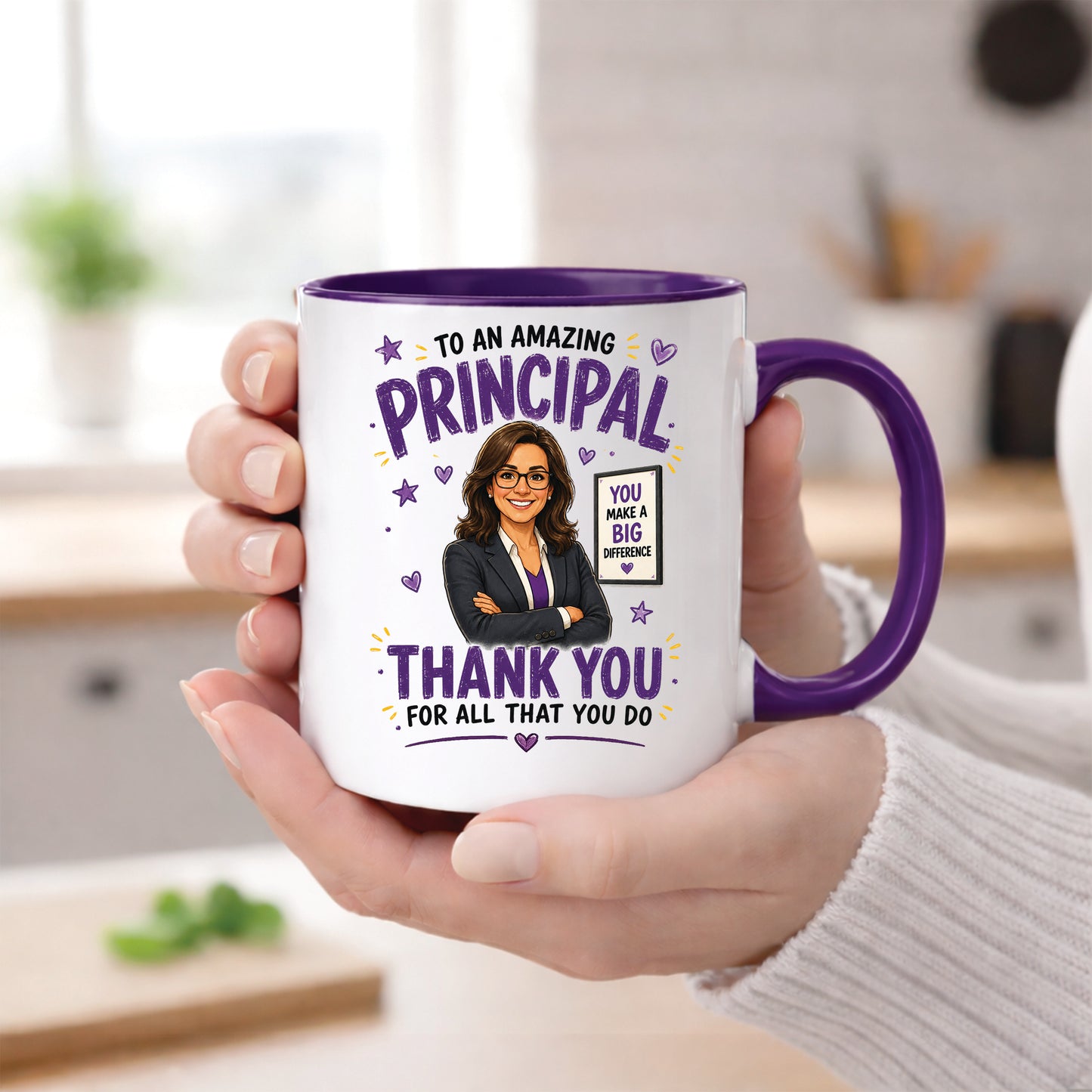 Principal Appreciation Mug | Thank You Principal Gift | School Principal Mug | End of School Year Present (Female)