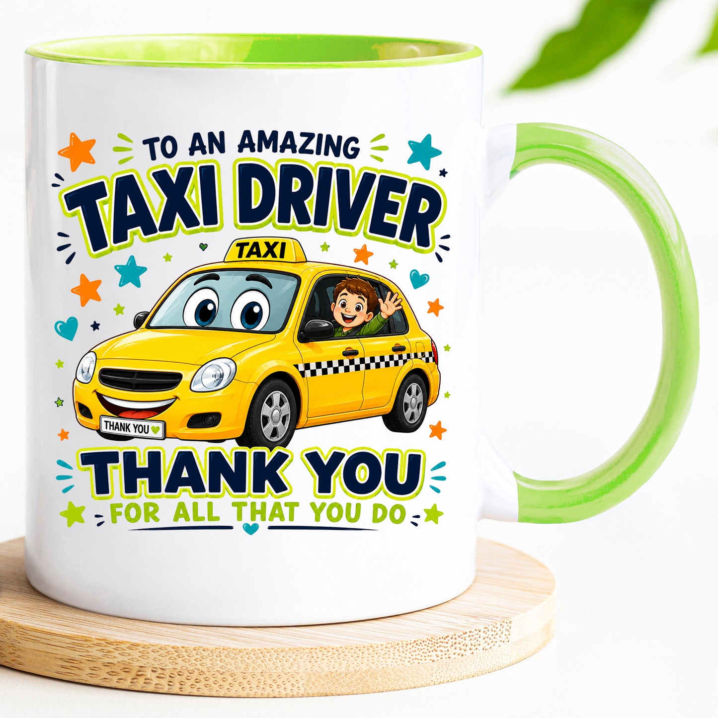 Taxi Driver Appreciation Mug | Thank You Taxi Driver Gift | School Taxi Driver Mug | Transport Staff Gift