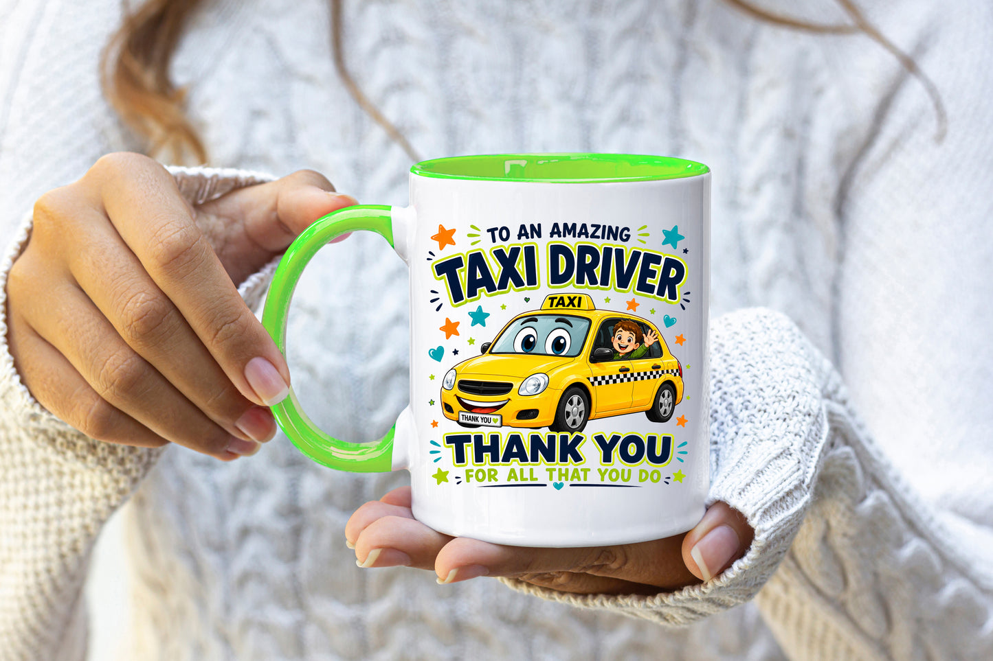Taxi Driver Appreciation Mug | Thank You Taxi Driver Gift | School Taxi Driver Mug | Transport Staff Gift
