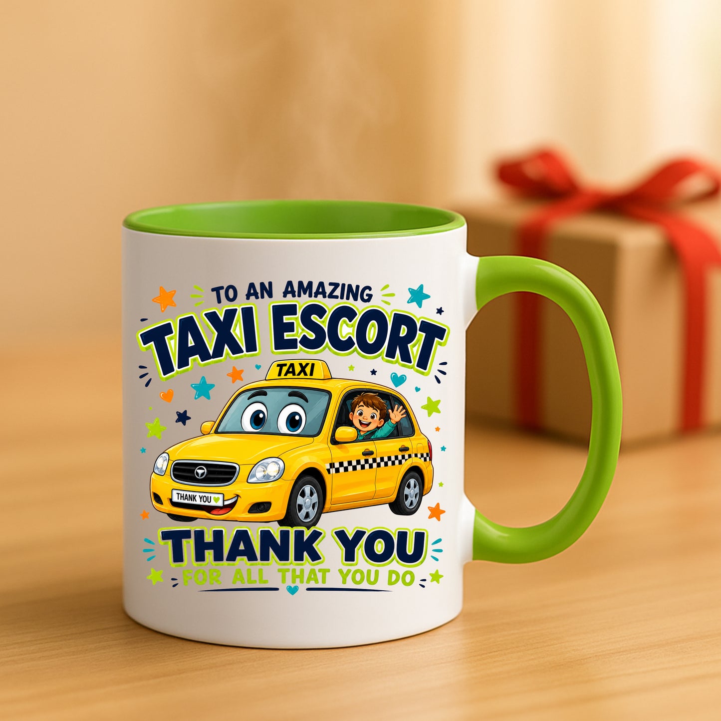 Taxi Escort Appreciation Mug | Thank You Taxi Escort Gift | School Transport Assistant Mug | End of School Year Present