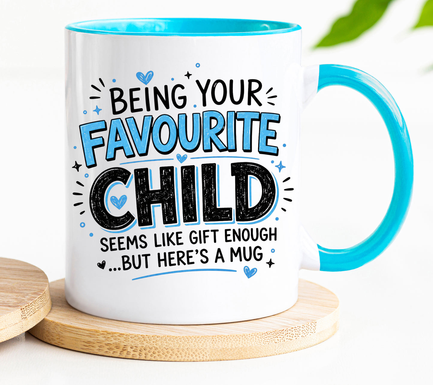 Funny Favourite Child Mug | Favourite Child Gift Mug | Son Daughter Gift For Mum Dad | Humorous Family Coffee Mug
