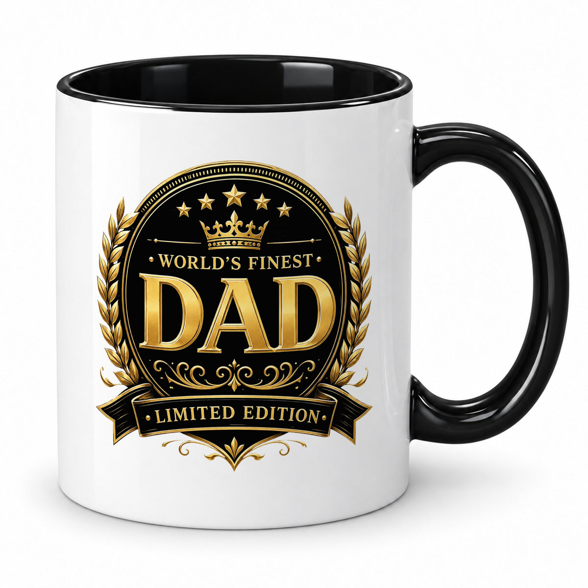 World’s Finest Dad Mug – Limited Edition Gift – Father’s Day