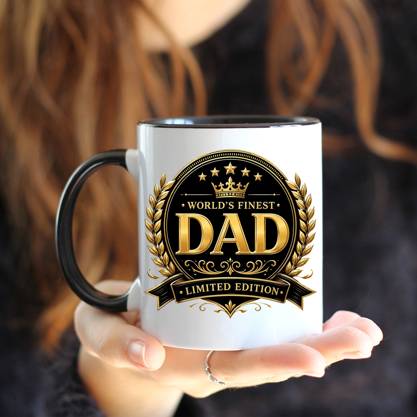 World's Finest Dad Mug | Limited Edition Dad Gift | Funny Father's Day Mug | Dad Birthday Gift | Gift for Dad | 11oz Ceramic Mug
