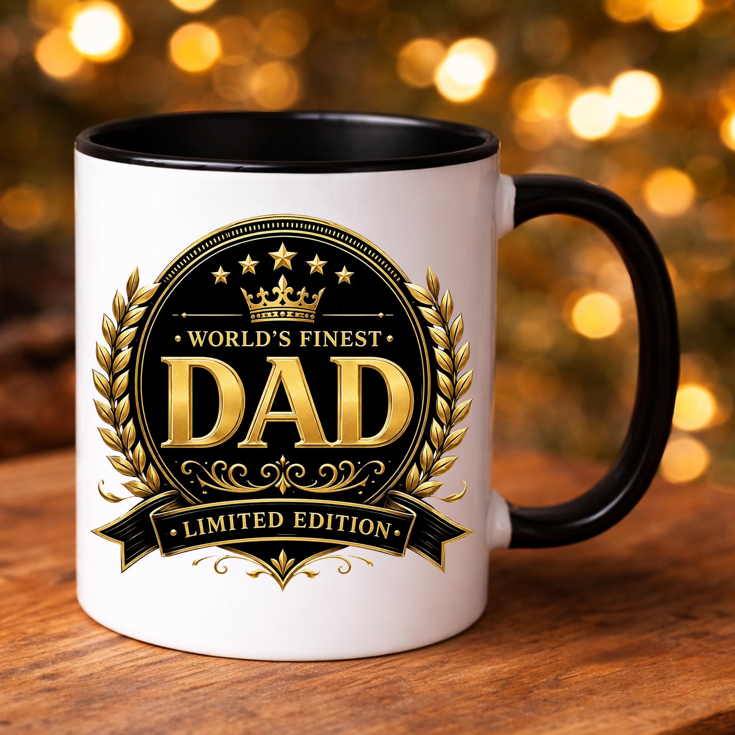 World's Finest Dad Mug | Limited Edition Dad Gift | Funny Father's Day Mug | Dad Birthday Gift | Gift for Dad | 11oz Ceramic Mug