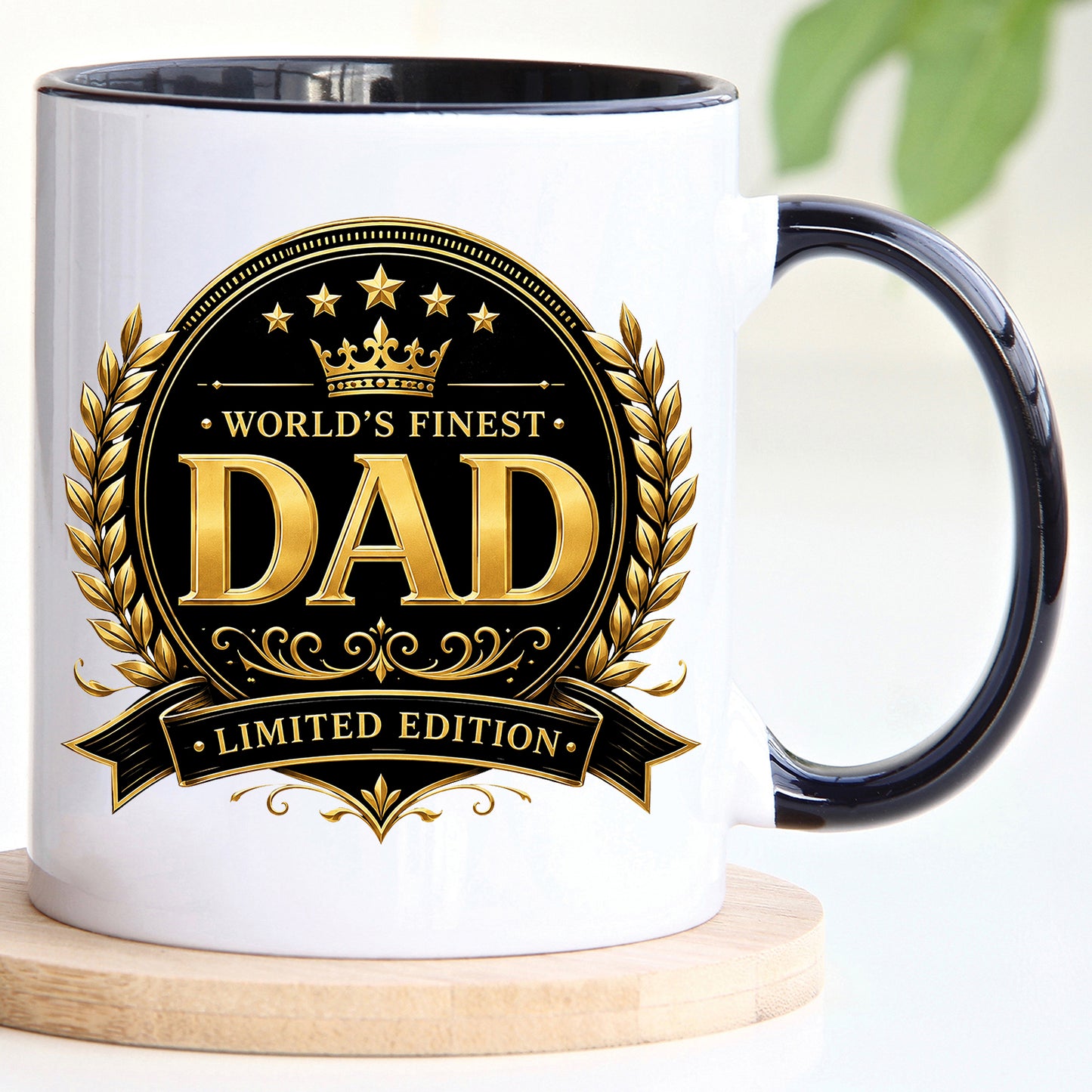 World's Finest Dad Mug | Limited Edition Dad Gift | Funny Father's Day Mug | Dad Birthday Gift | Gift for Dad | 11oz Ceramic Mug