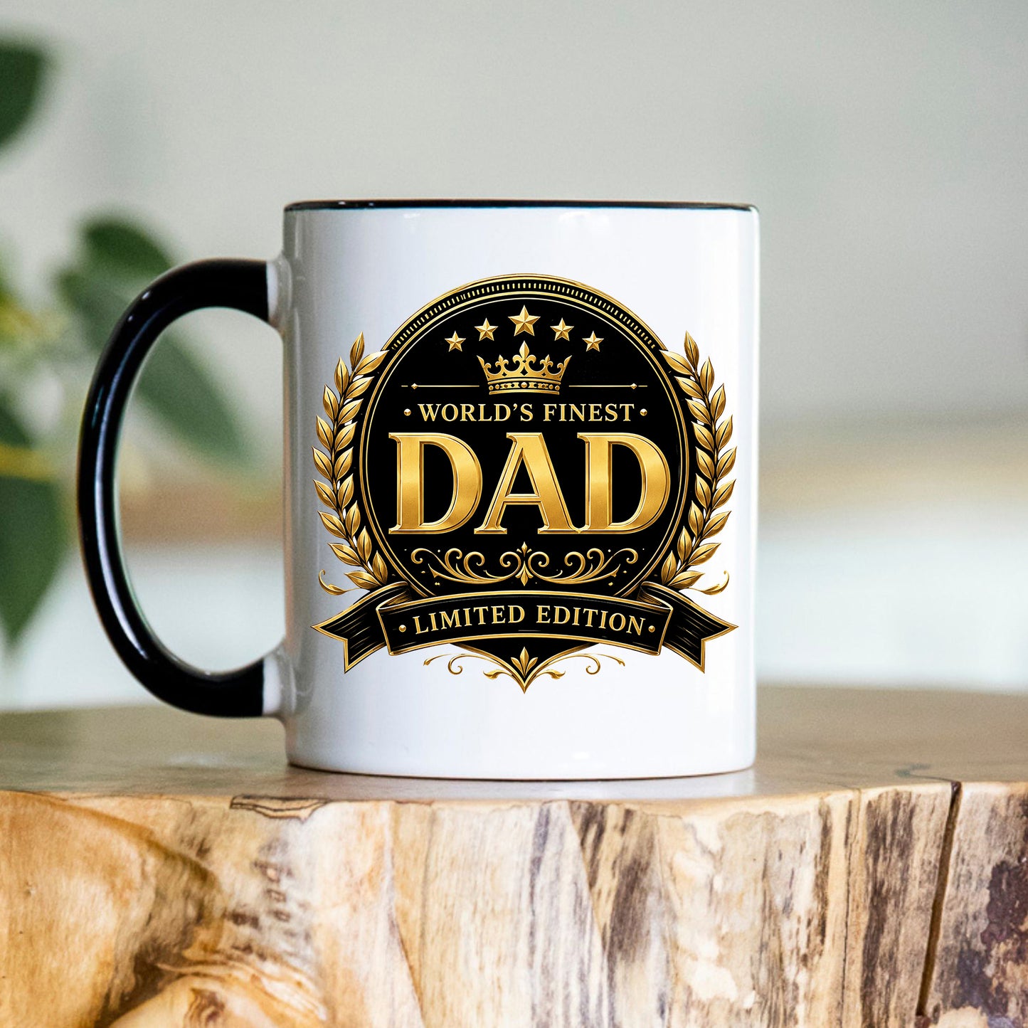 World's Finest Dad Mug | Limited Edition Dad Gift | Funny Father's Day Mug | Dad Birthday Gift | Gift for Dad | 11oz Ceramic Mug