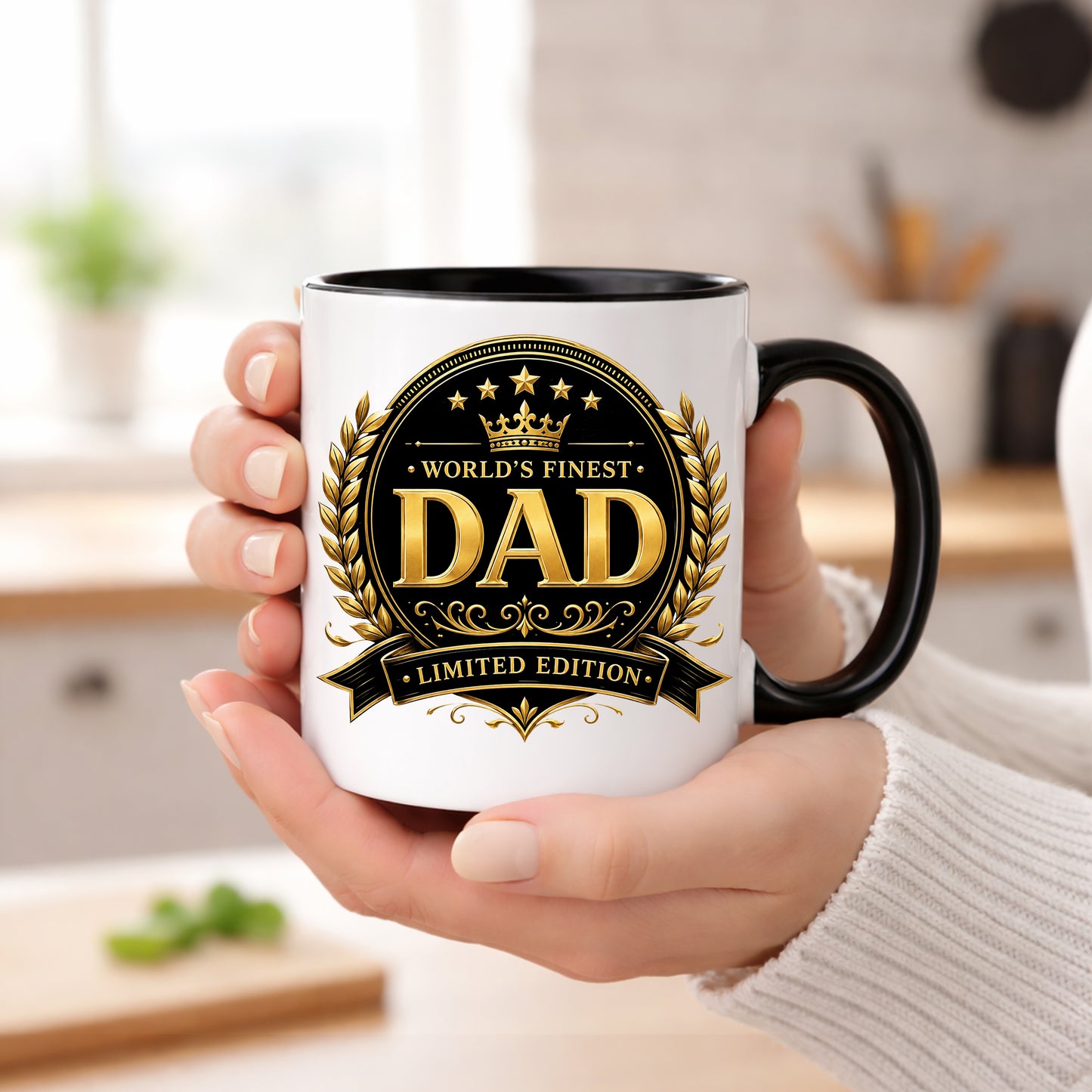 World's Finest Dad Mug | Limited Edition Dad Gift | Funny Father's Day Mug | Dad Birthday Gift | Gift for Dad | 11oz Ceramic Mug