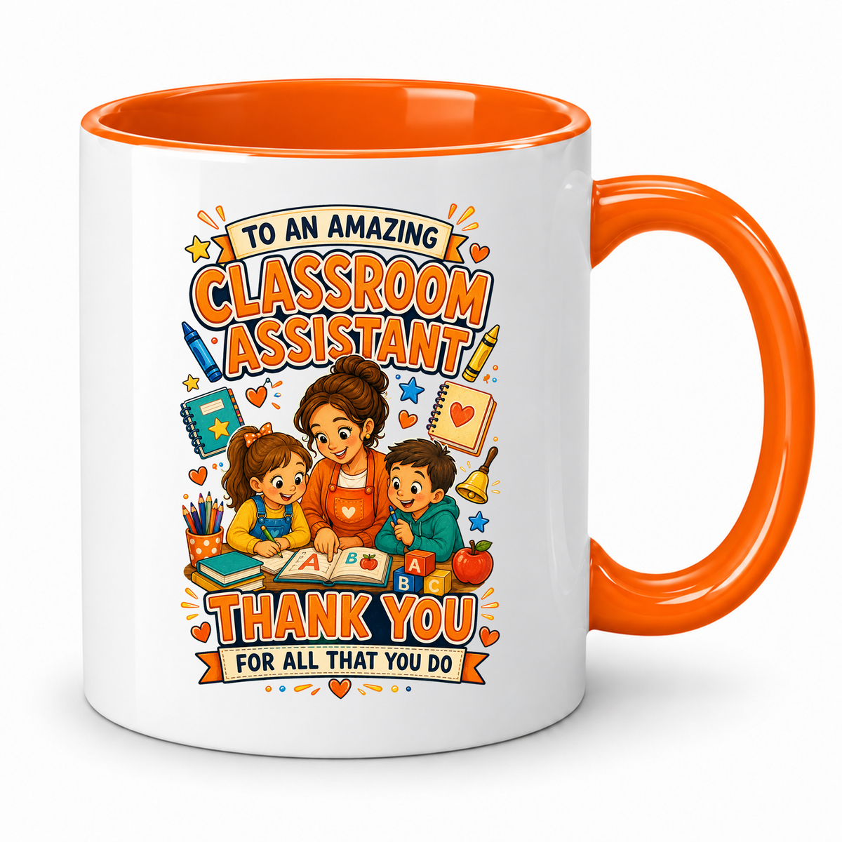 Classroom Assistant Mug – 11oz ceramic mug on a plain white background