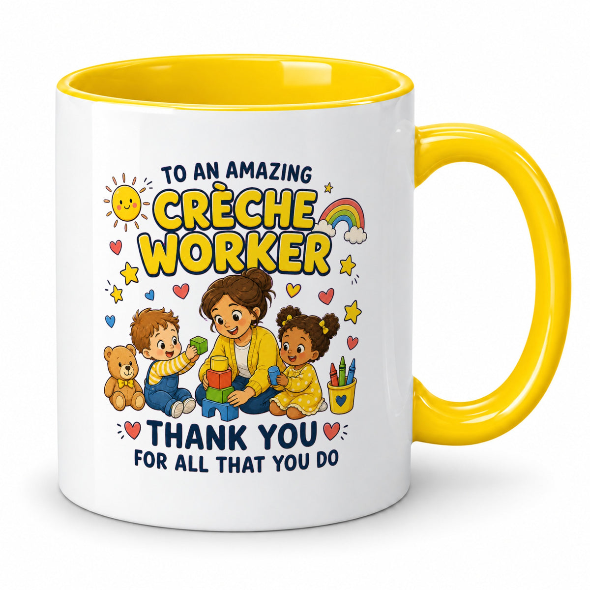 Creche Worker Thank You Mug – Childcare Gift – End of Term Present