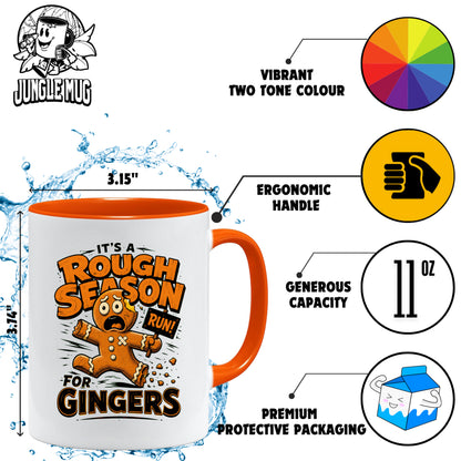 Rough Season For Gingers Mug | Funny Gingerbread Christmas Mug