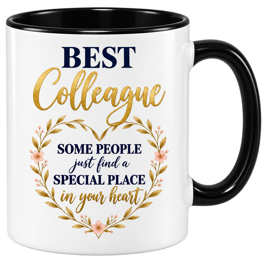 Best Colleague mug – 11oz ceramic mug on a plain white background