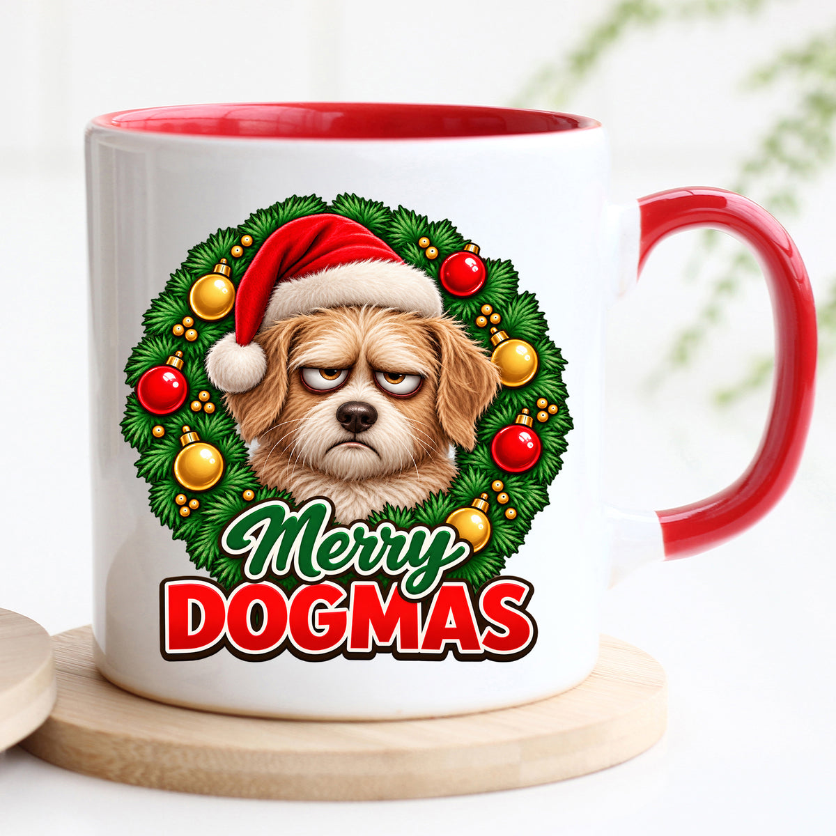 Merry Dogmas Mug – Funny Christmas Gift for Dog Lovers