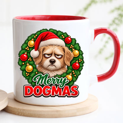 Merry Dogmas Mug – Funny Christmas Gift for Dog Lovers