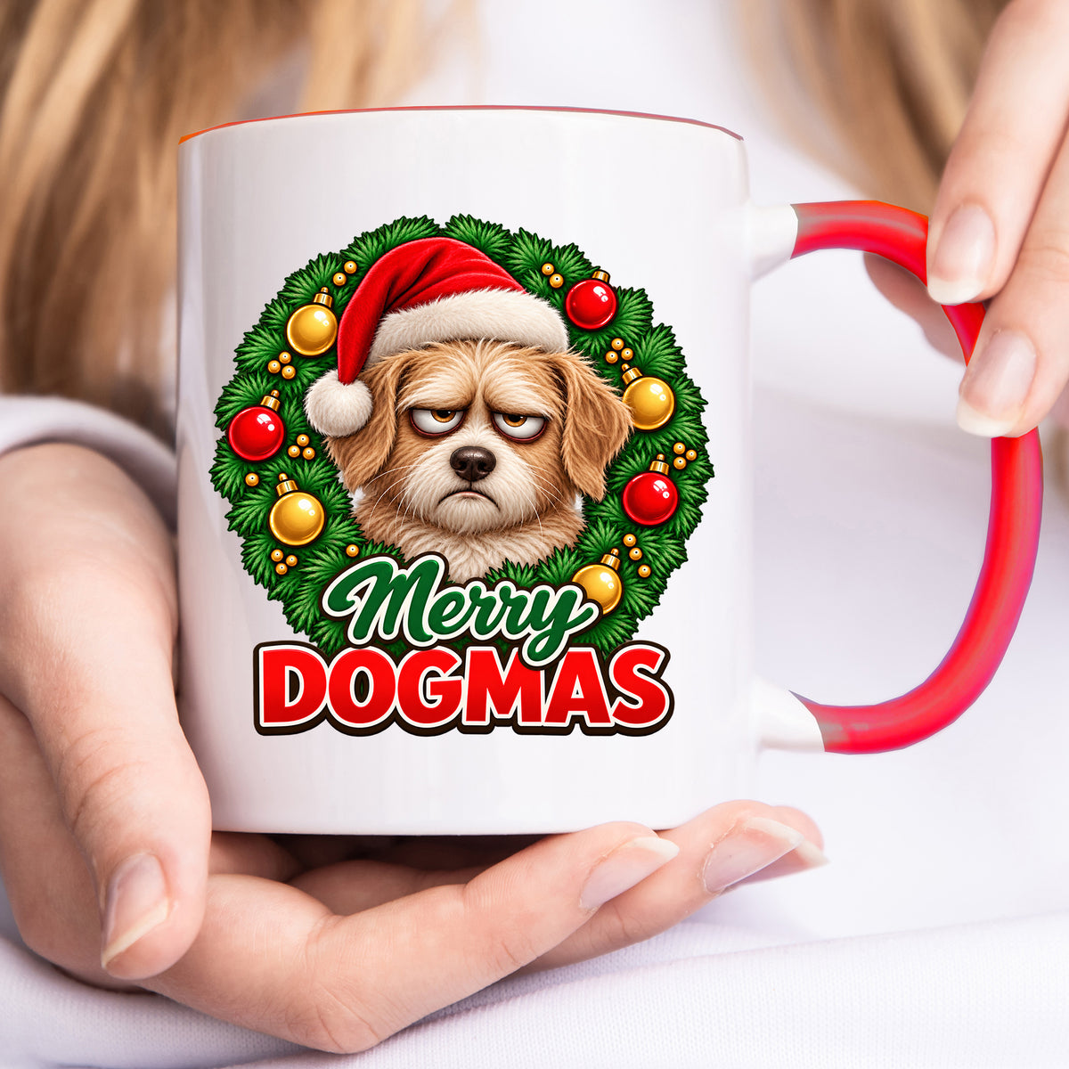 Merry Dogmas Mug – Funny Christmas Gift for Dog Lovers