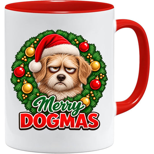 Merry Dogmas Mug – Funny Christmas Gift for Dog Lovers