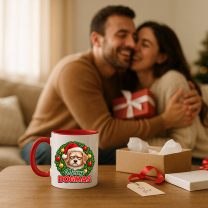Merry Dogmas Mug – Funny Christmas Gift for Dog Lovers