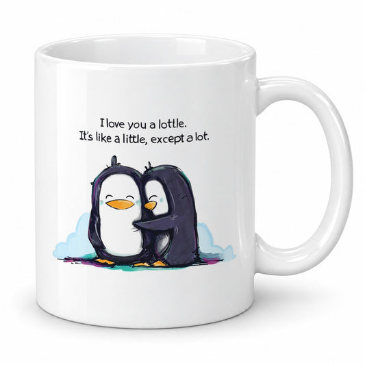 I Love You a Lottle Mug – Cute Valentine's Gift – Gift for Your Partner
