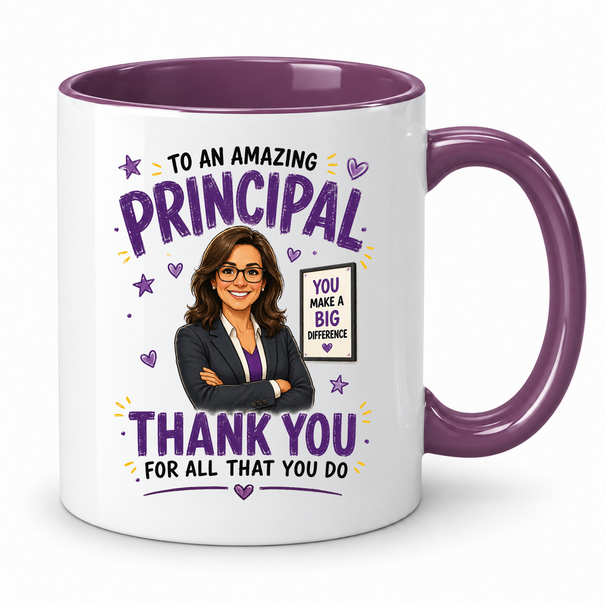 Principal Appreciation Mug – Thank You Gift for Her
