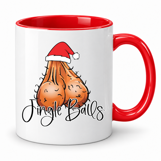 Jingle Balls Christmas Mug – Cheeky Festive Gift