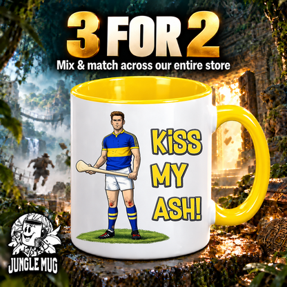 Tipperary Hurling Mug | Kiss My Ash Funny Tipp Gift