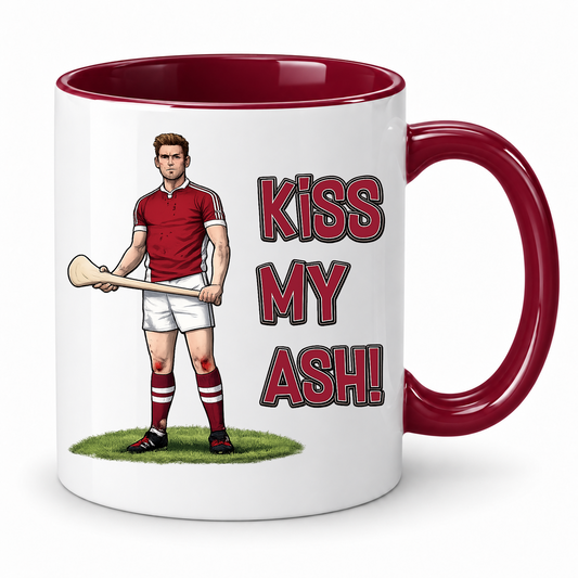Galway Hurling Mug | Kiss My Ash Funny Galway Gift