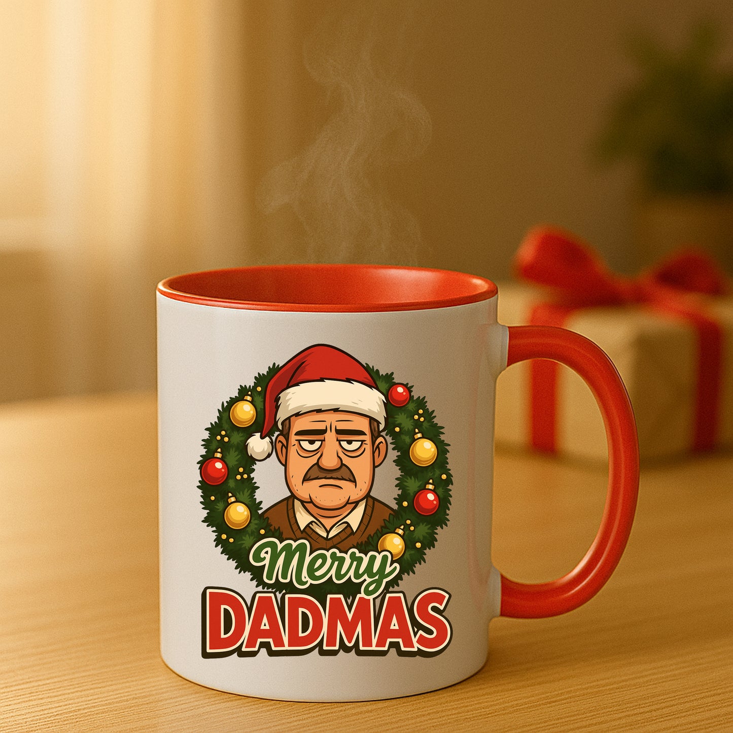 Merry Dadmus - Christmas Mug
