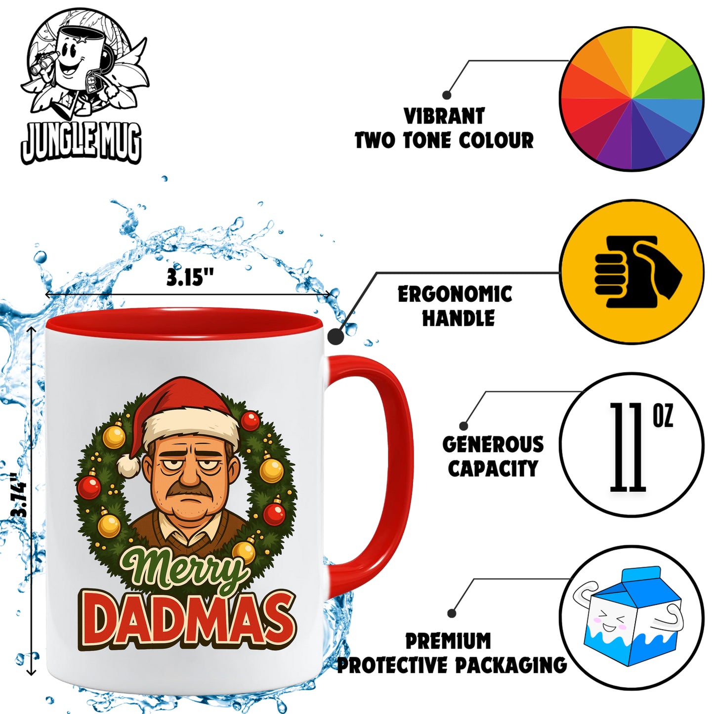 Merry Dadmus - Christmas Mug