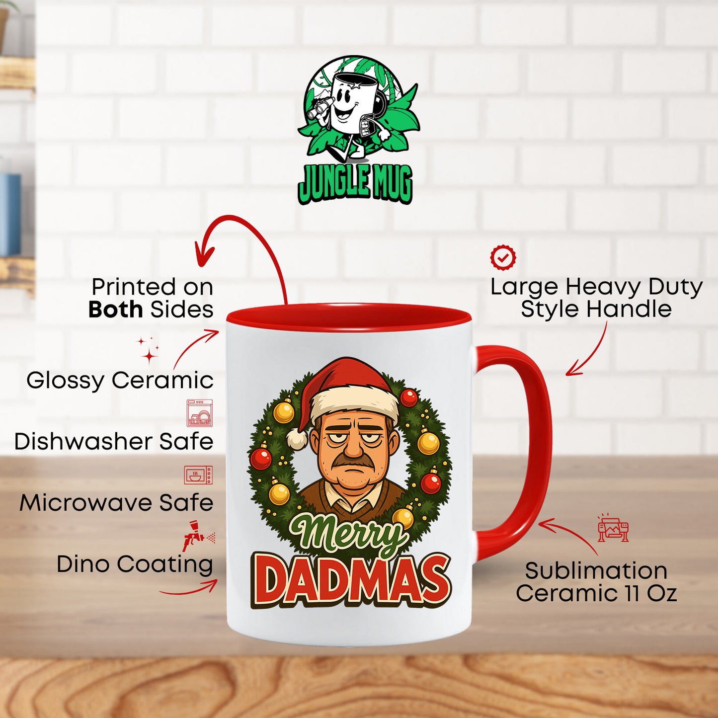 Merry Dadmus - Christmas Mug